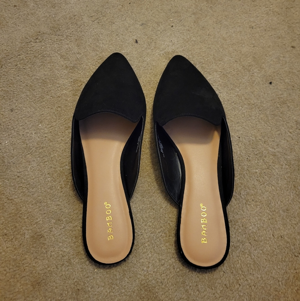Black Flats size 10